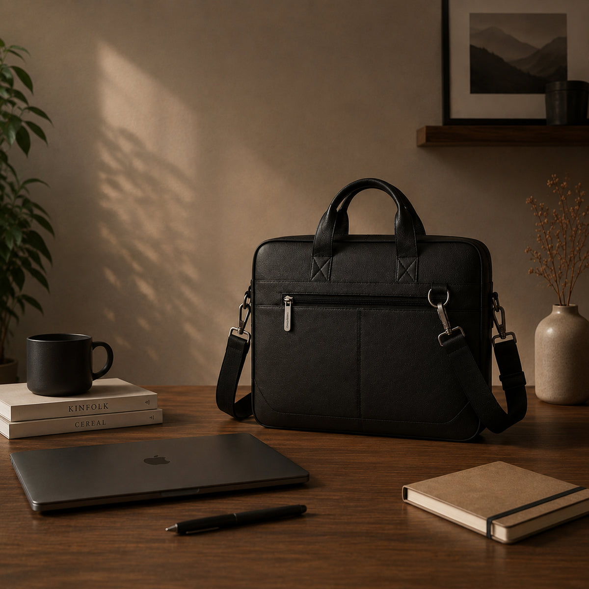 Daily Carry C02. Vegan leather laptop bag