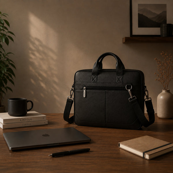 Daily Carry C02. Vegan leather laptop bag
