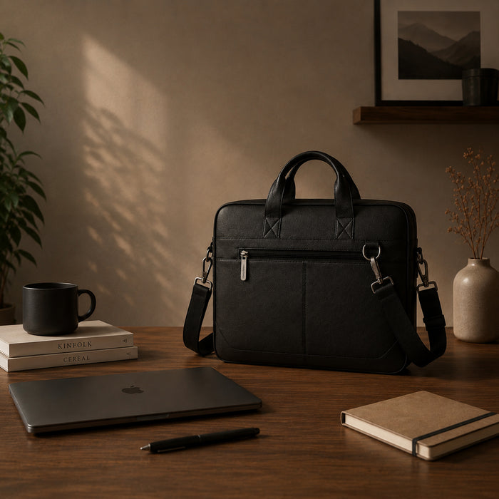 Daily Carry C02. Vegan leather laptop bag