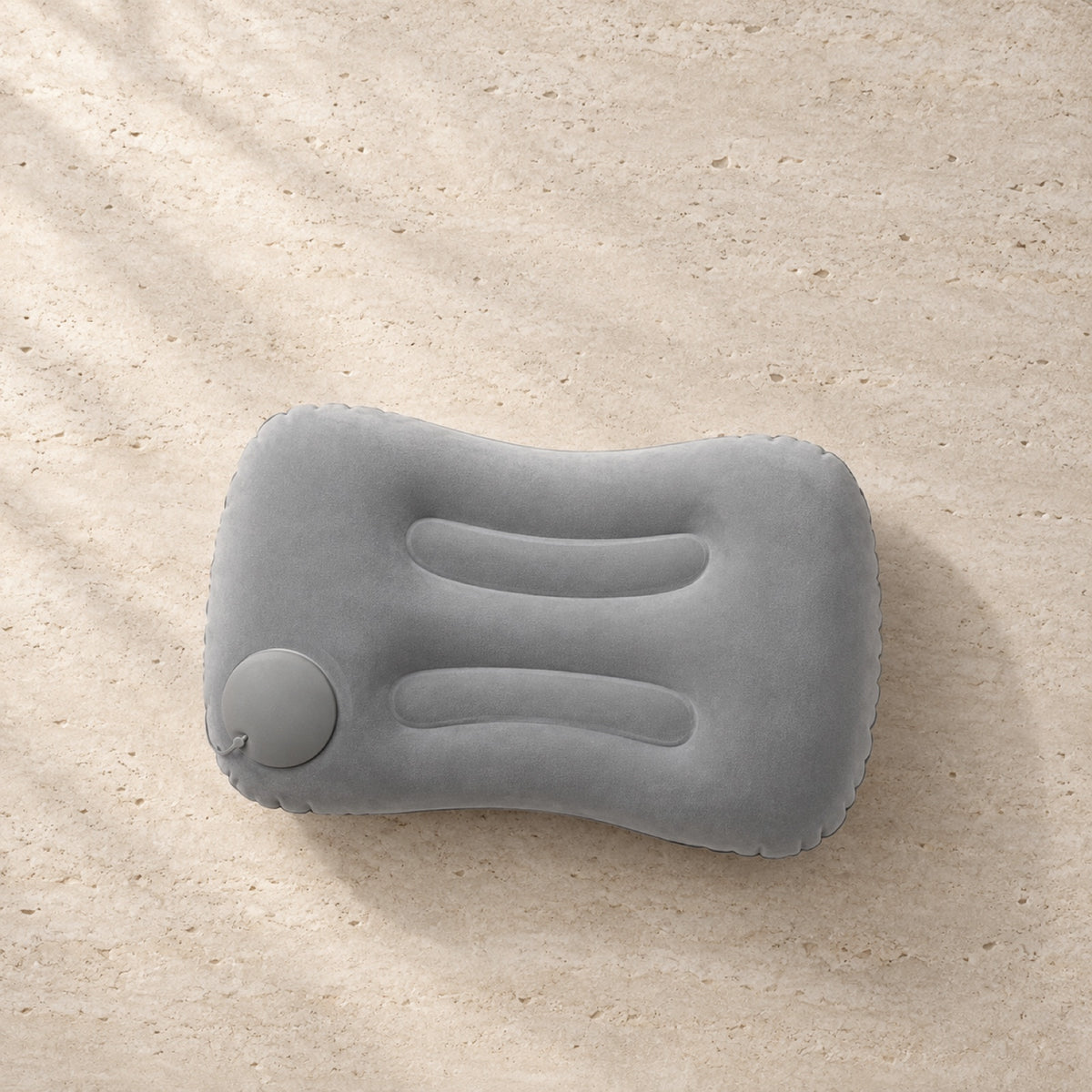 One pillow, nothing else.