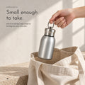 Carbon Bottle. 300 ml stainless steel, leak-proof screw top