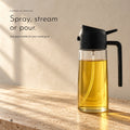 Carbon Oil Sprayer. Spray, stream or pour from 500 ml glass