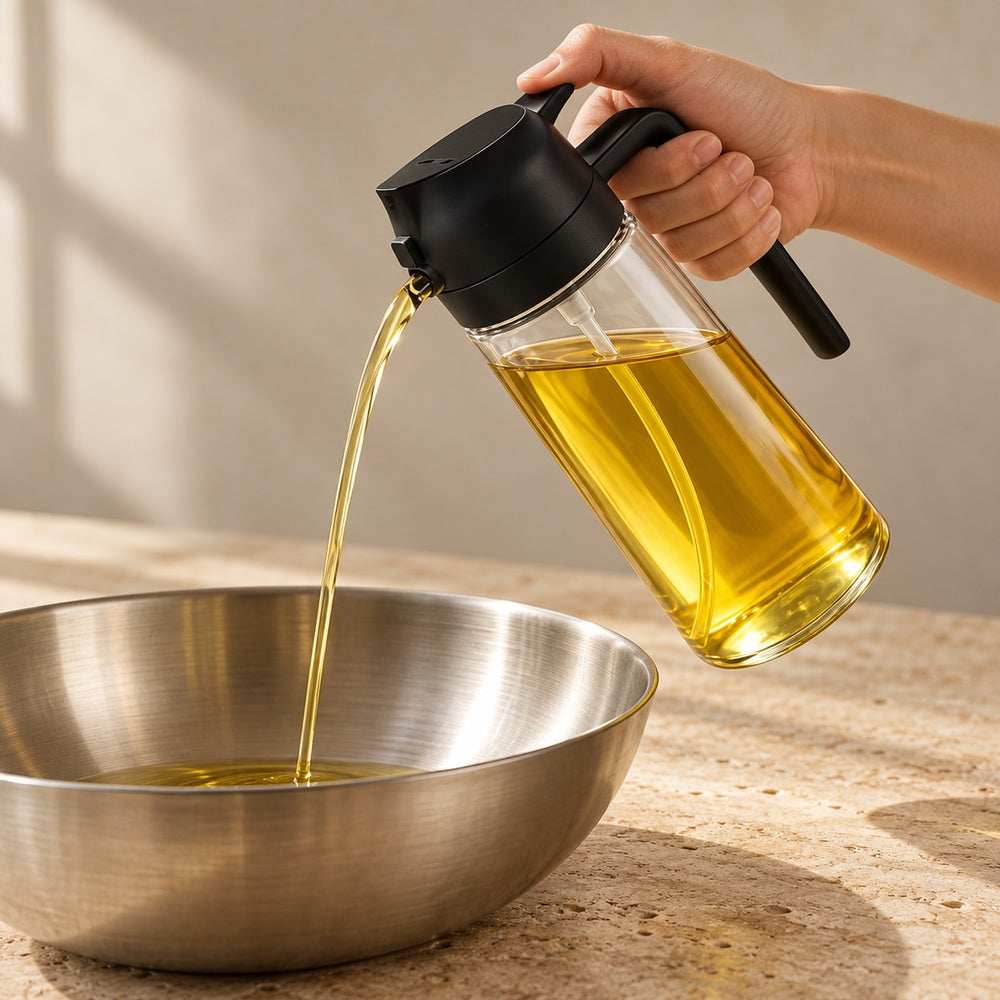 Tilt to pour.