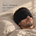 Carbon Sleep Mask. Soft plush that keeps the light out