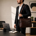 Daily Carry C01. Vegan leather laptop bag