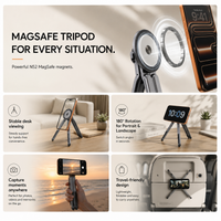 Super Pivot Stand. Magnetic mount for phone, tablet and laptop view 4