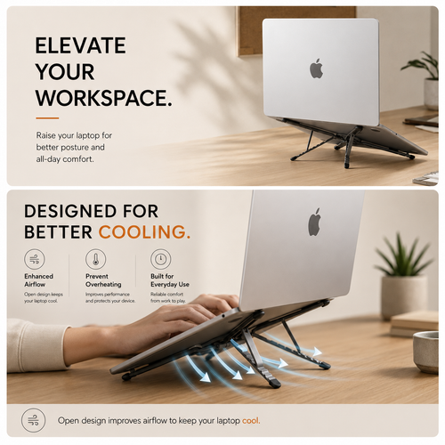 Super Pivot Stand. Magnetic mount for phone, tablet and laptop