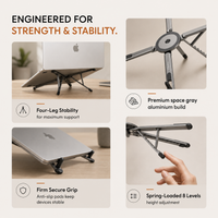 Super Pivot Stand. Magnetic mount for phone, tablet and laptop view 5