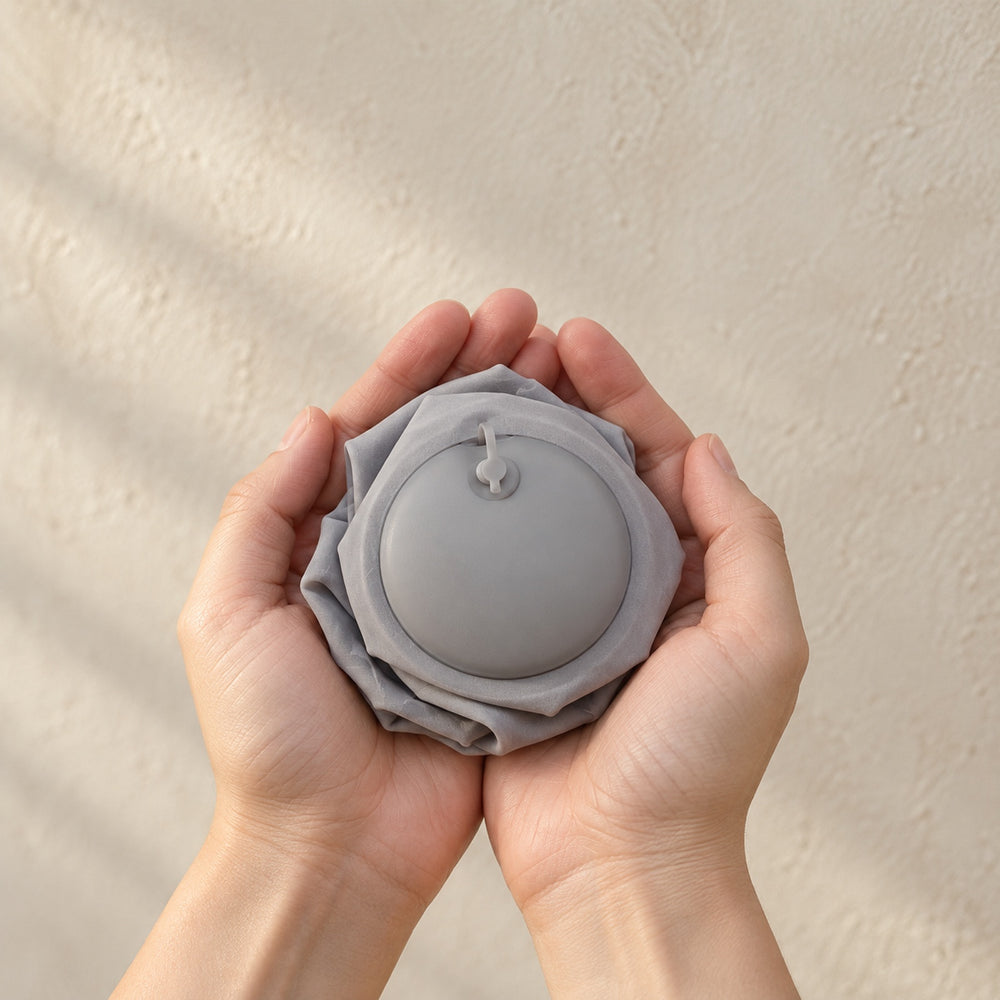 Pocket-sized, deflated.