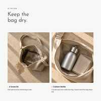 Carbon Bottle. 300 ml stainless steel, leak-proof screw top view 7