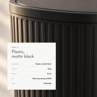 Carbon Car Bin. Small press-top bin that sits in your cup holder view 6