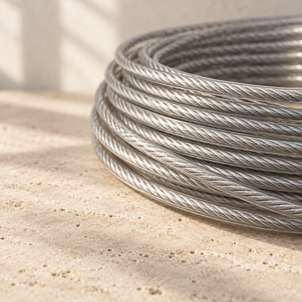 Steel inside, smooth outside.