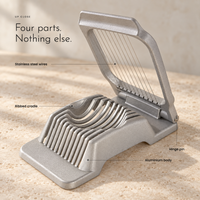 Carbon Egg Slicer. Even slices in one press, dishwasher safe view 4
