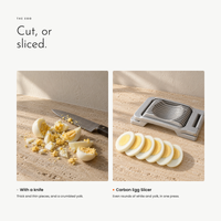 Carbon Egg Slicer. Even slices in one press, dishwasher safe view 8