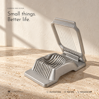 Carbon Egg Slicer. Even slices in one press, dishwasher safe view 10