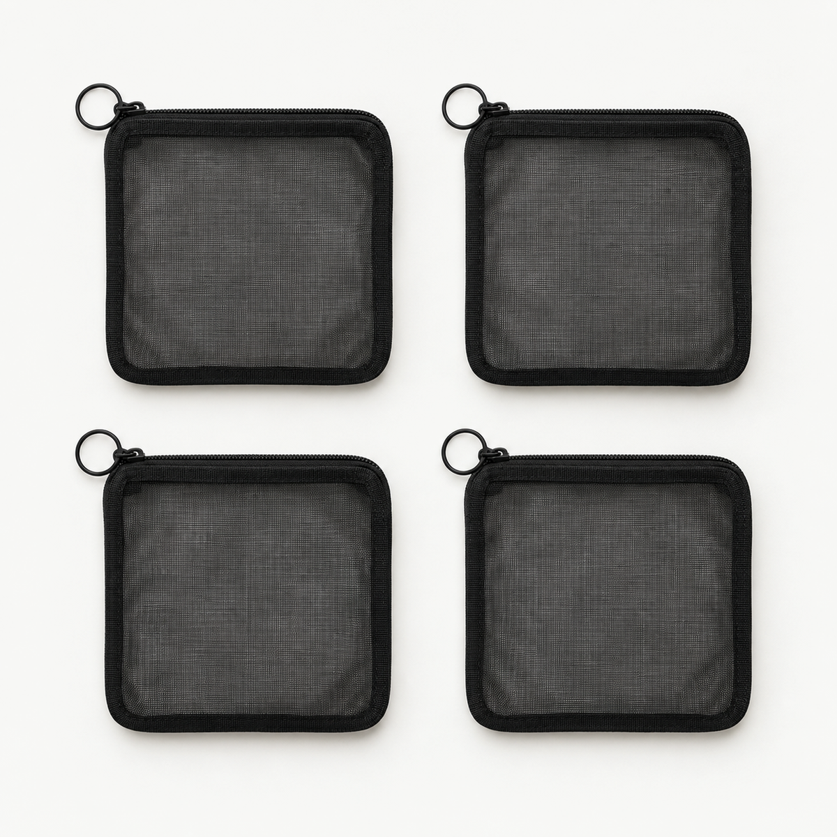 Four pouches.