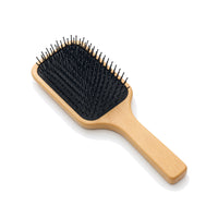 Carbon Hairbrush. Beech handle, nylon pins, cushioned base view 7