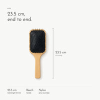 Carbon Hairbrush. Beech handle, nylon pins, cushioned base view 4
