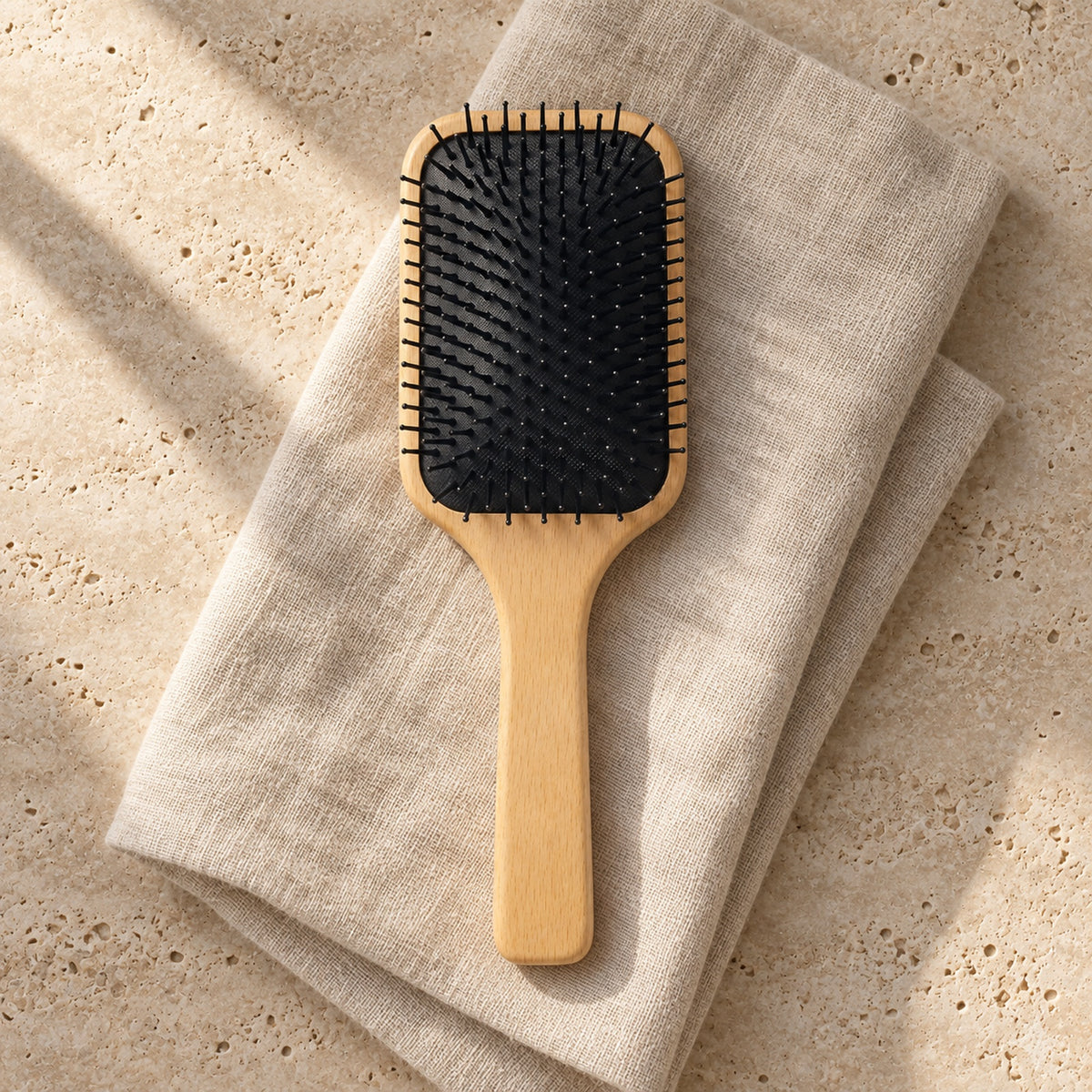 One brush, nothing else.