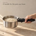 Carbon Handle. Detachable grip for pots and pans