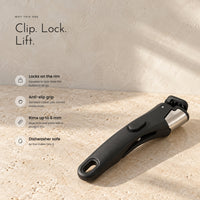 Carbon Handle. Detachable grip for pots and pans view 2