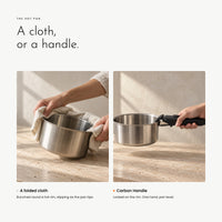 Carbon Handle. Detachable grip for pots and pans view 7