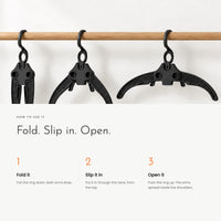 Carbon Hanger. Folds narrow to slip in through the neck. view 6
