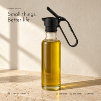 Carbon Pourer. Flip-lid spout and handle for most bottles at home view 9