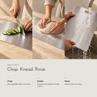 Carbon Steel Board. Stainless steel chopping board, 31.8 × 21 cm view 5