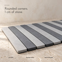 Carbon Stone. A folding diatomite bath mat that dries fast view 3