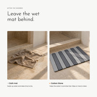 Carbon Stone. A folding diatomite bath mat that dries fast view 7