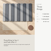 Carbon Stone. A folding diatomite bath mat that dries fast view 8