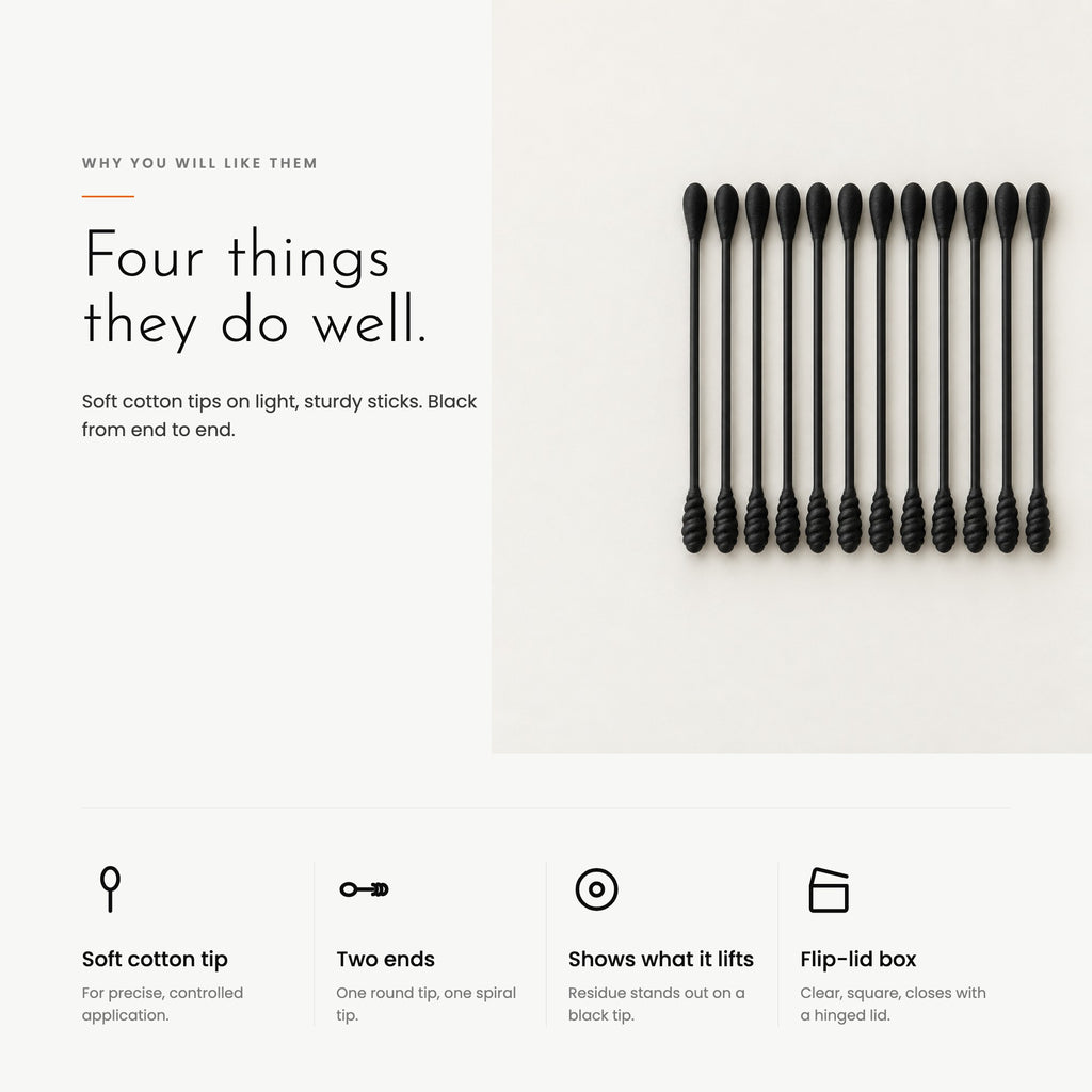 Four things Carbon Swabs do well