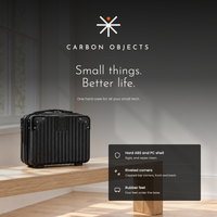 Carbon Tech Case. A hard case for your chargers, cables and small tech view 11