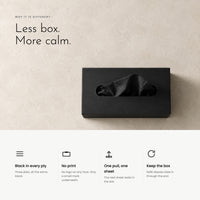 Carbon Tissues. Black, three-ply, in a box that says nothing view 2