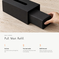 Carbon Tissues. Black, three-ply, in a box that says nothing view 5