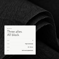 Carbon Tissues. Black, three-ply, in a box that says nothing view 6