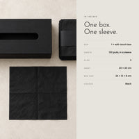 Carbon Tissues. Black, three-ply, in a box that says nothing view 9