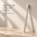Carbon Toothbrush. Ultra-soft bristles on a 304 steel handle