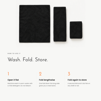 Carbon Towel. Soft, thick cotton that dries fast view 6