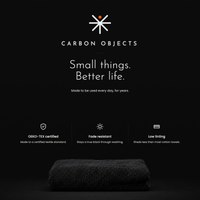 Carbon Towel. Soft, thick cotton that dries fast view 10