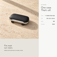 Carbon Visor Case. Clips to the sun visor, opens with one press view 9