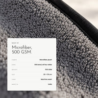 Carbon Wipe. 500 GSM plush microfiber, 20 × 30 cm, set of 5 view 7